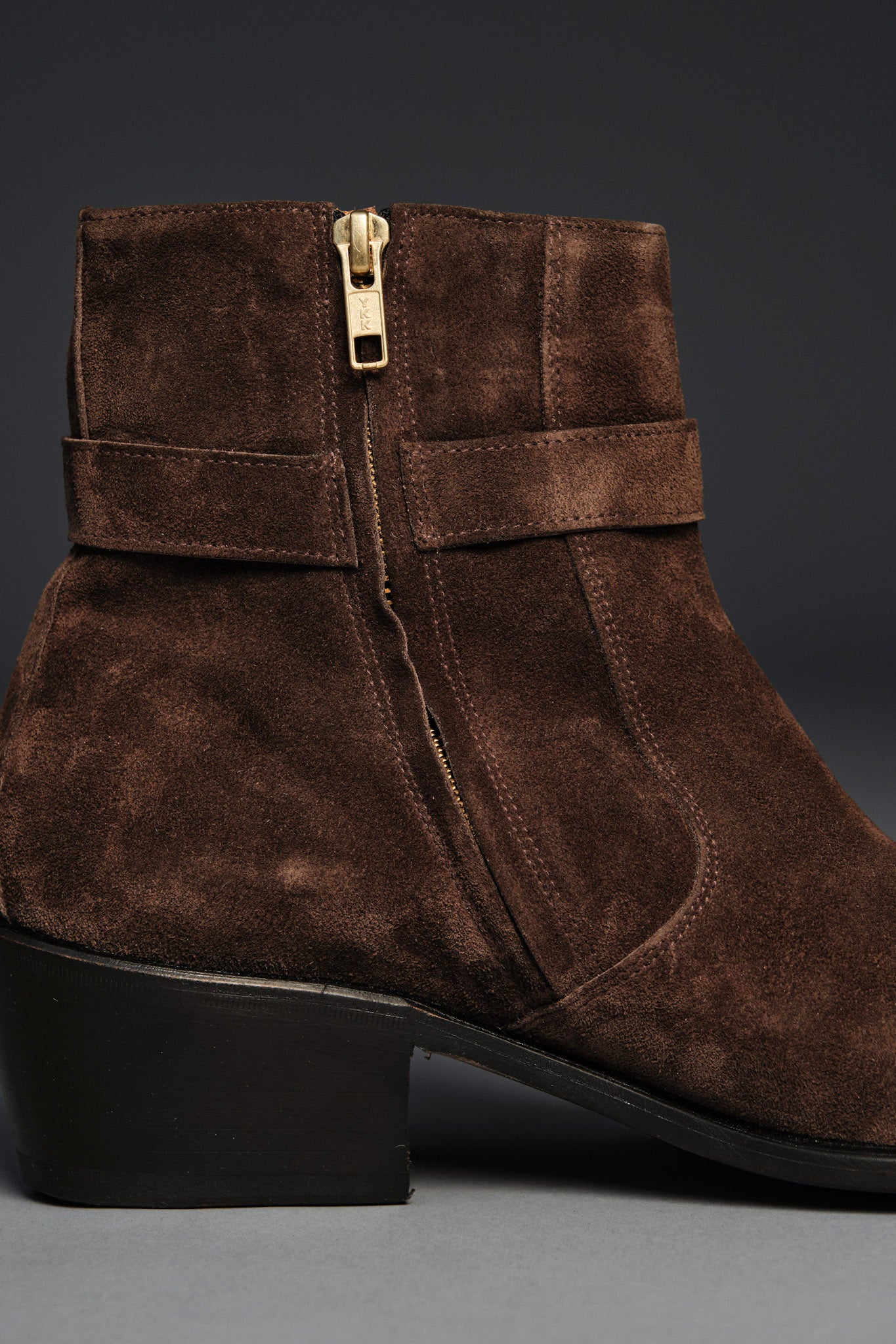 The Astor Suede Boot | Tobacco