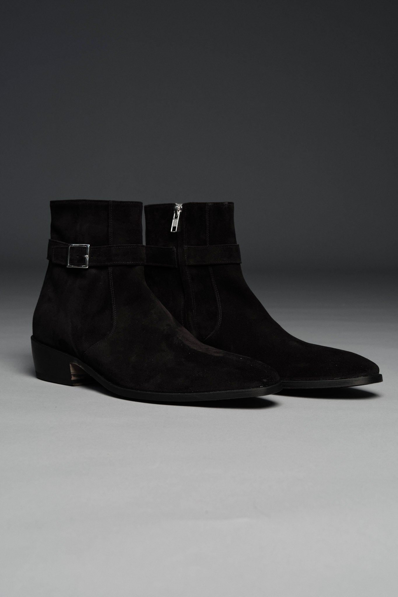 The Astor Suede Boot | Black