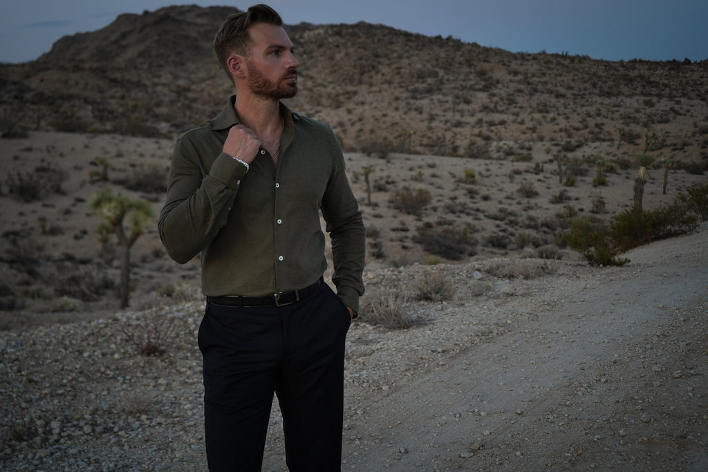 The Moretti Shirt | Dark Olive