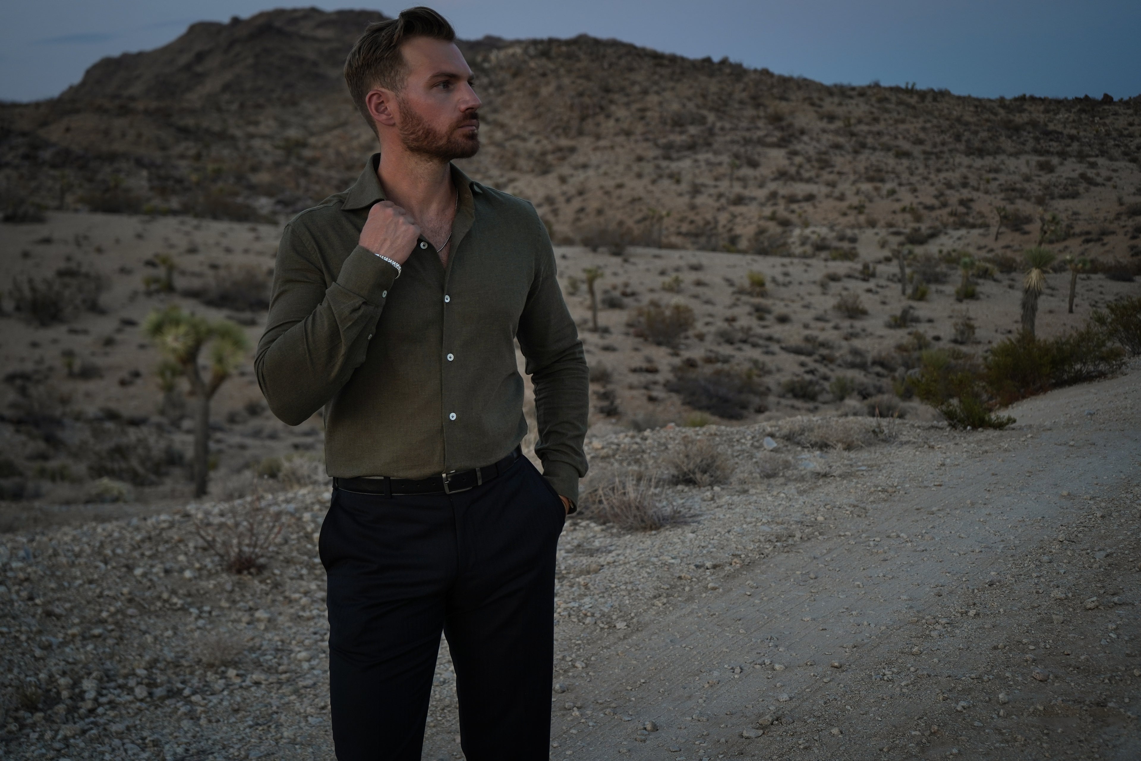 The Moretti Shirt | Dark Olive