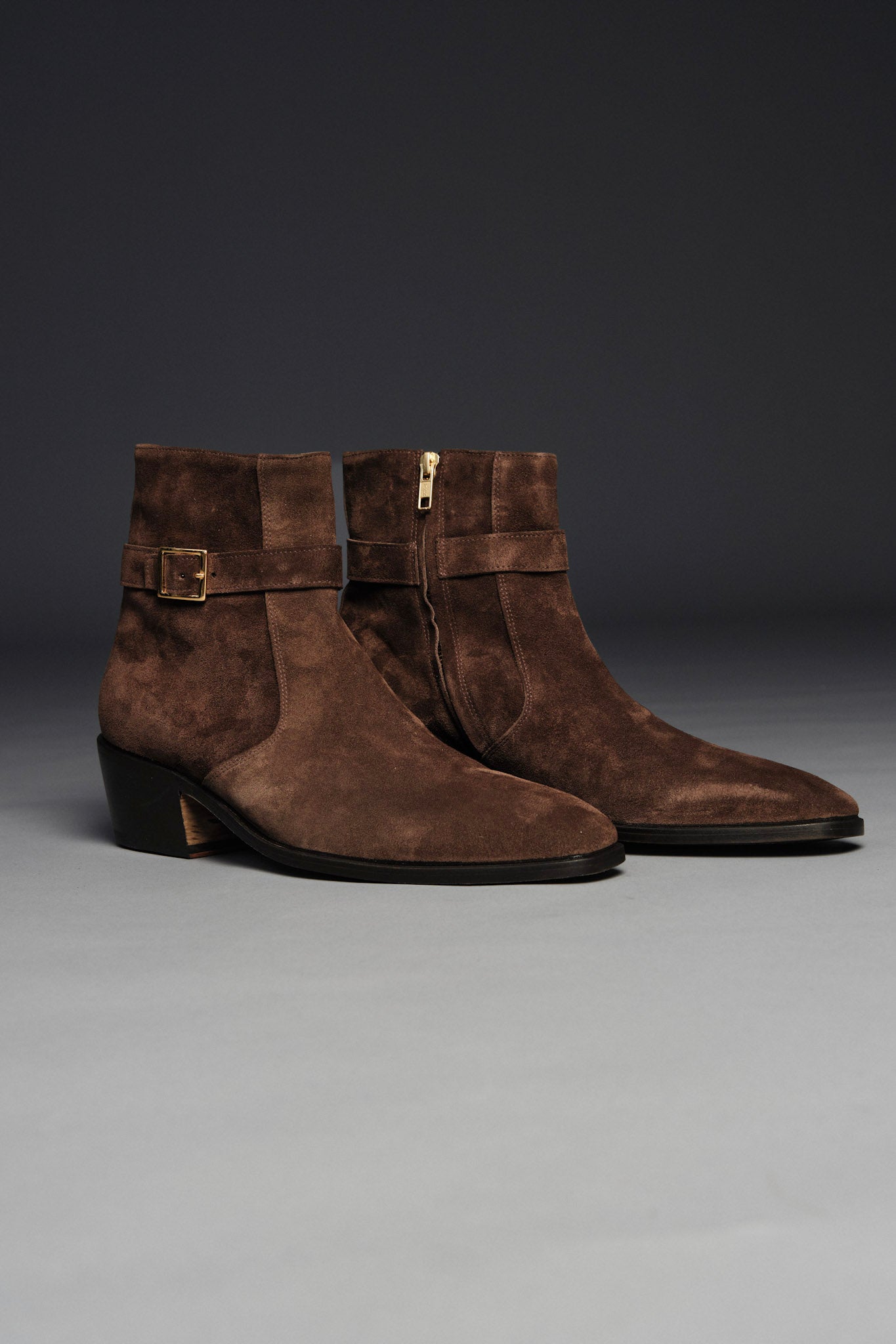 The Astor Suede Boot | Tobacco