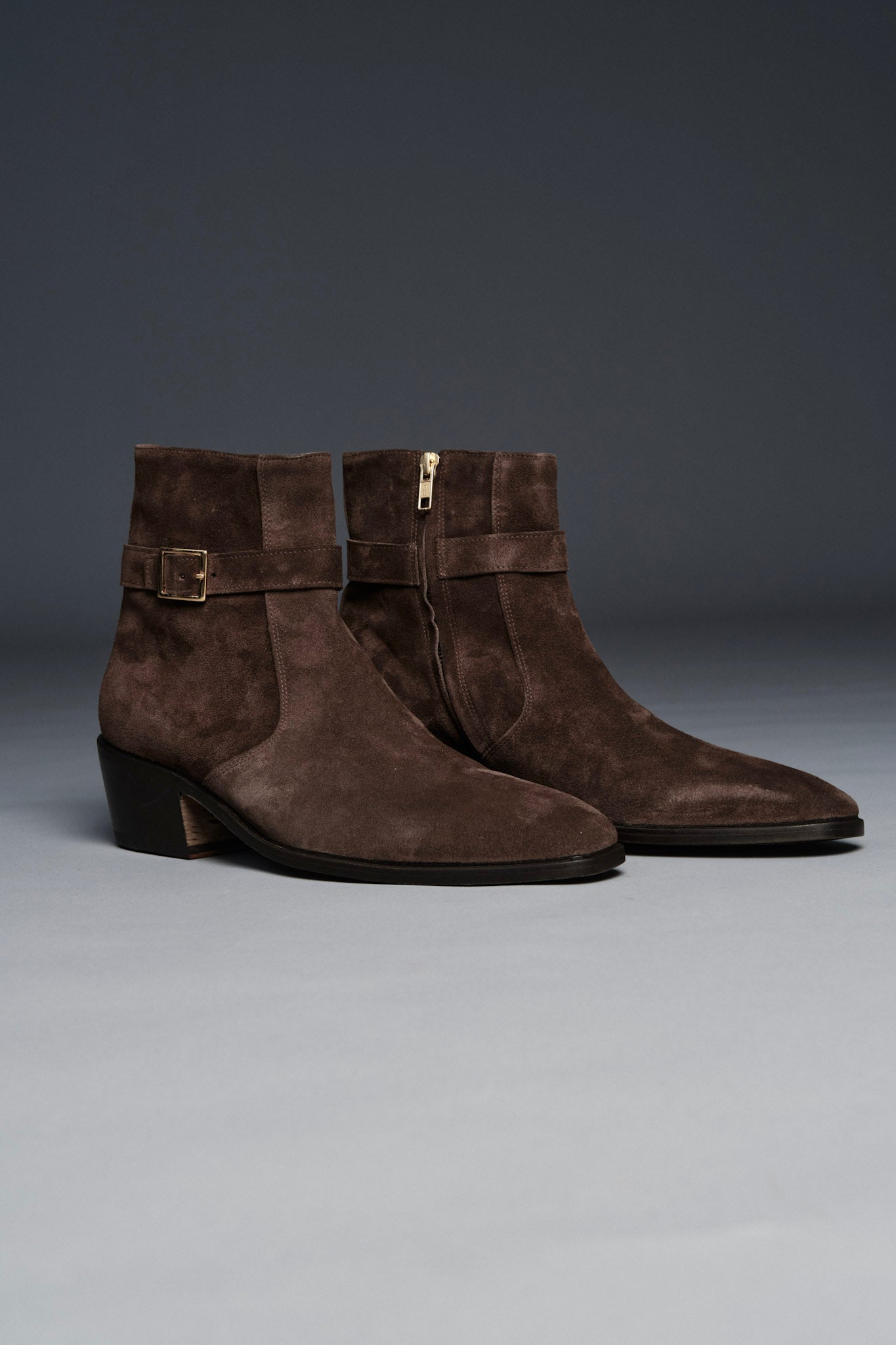 The Astor Suede Boot | Tobacco