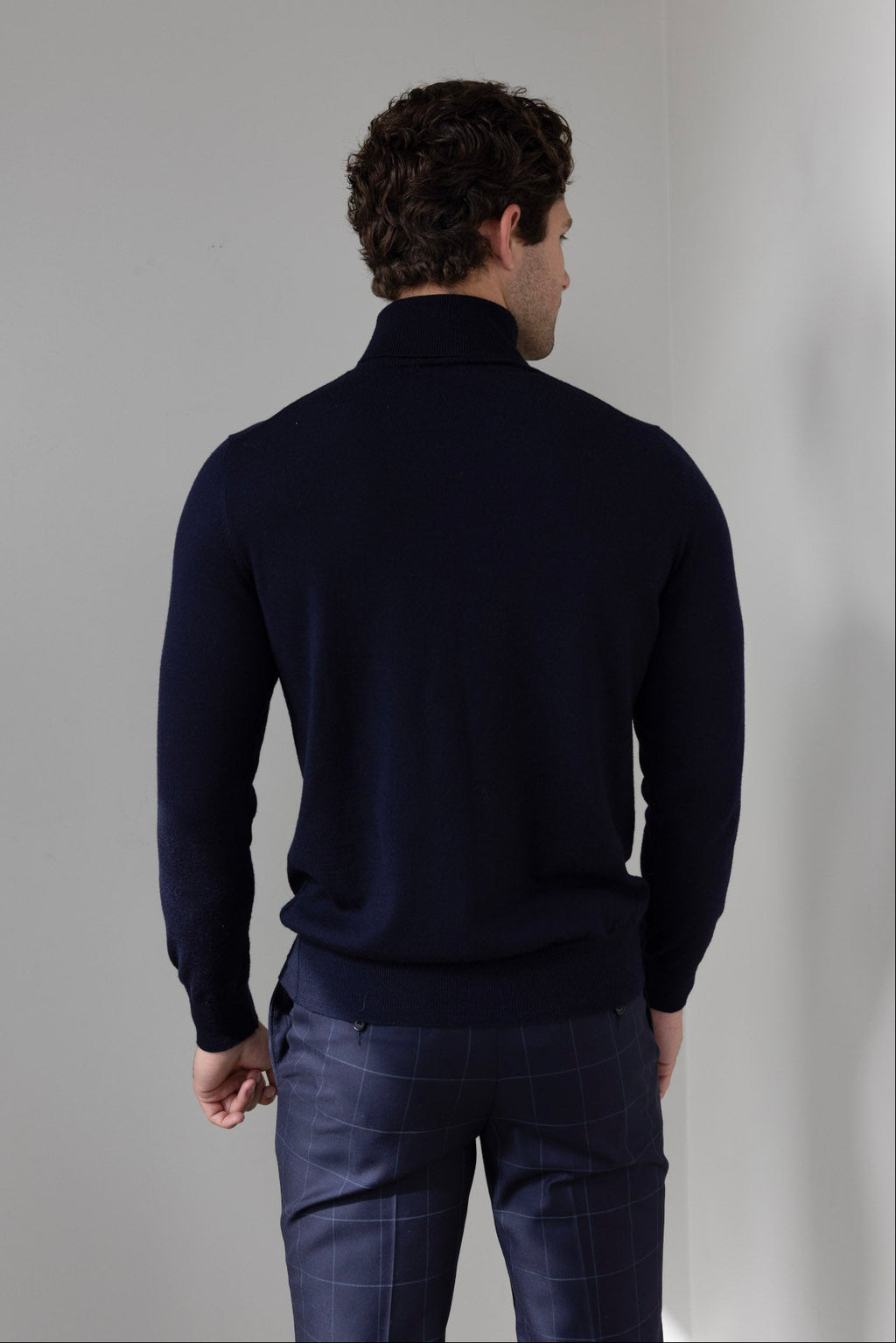 The Modena Turtleneck | Midnight Navy