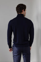 The Modena Turtleneck | Midnight Navy