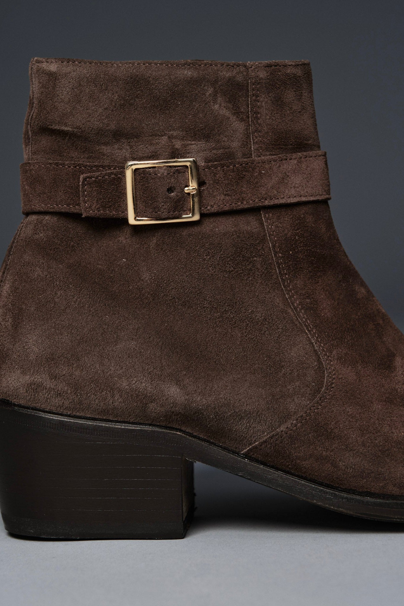 The Astor Suede Boot | Tobacco