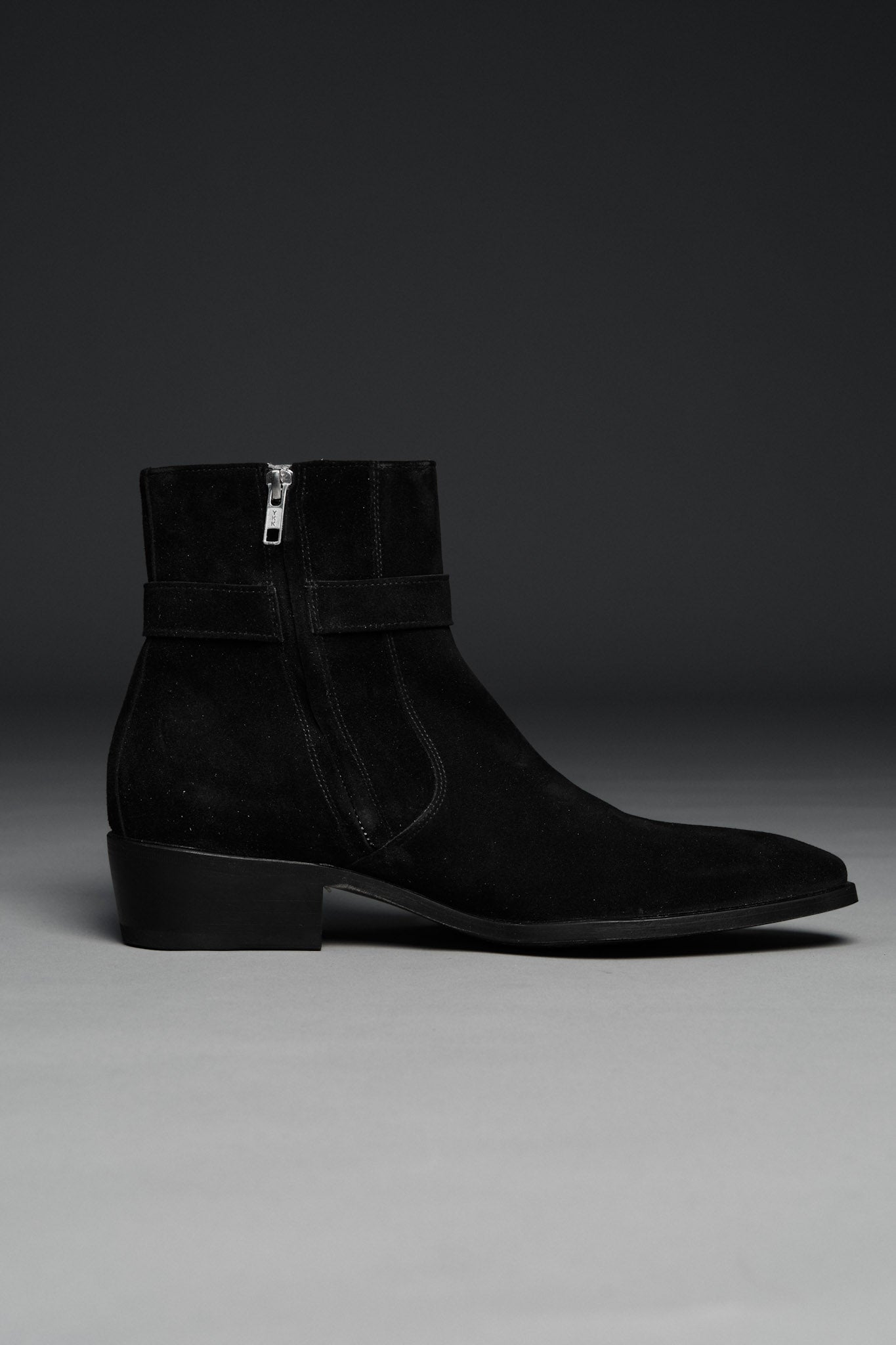 The Astor Suede Boot | Black