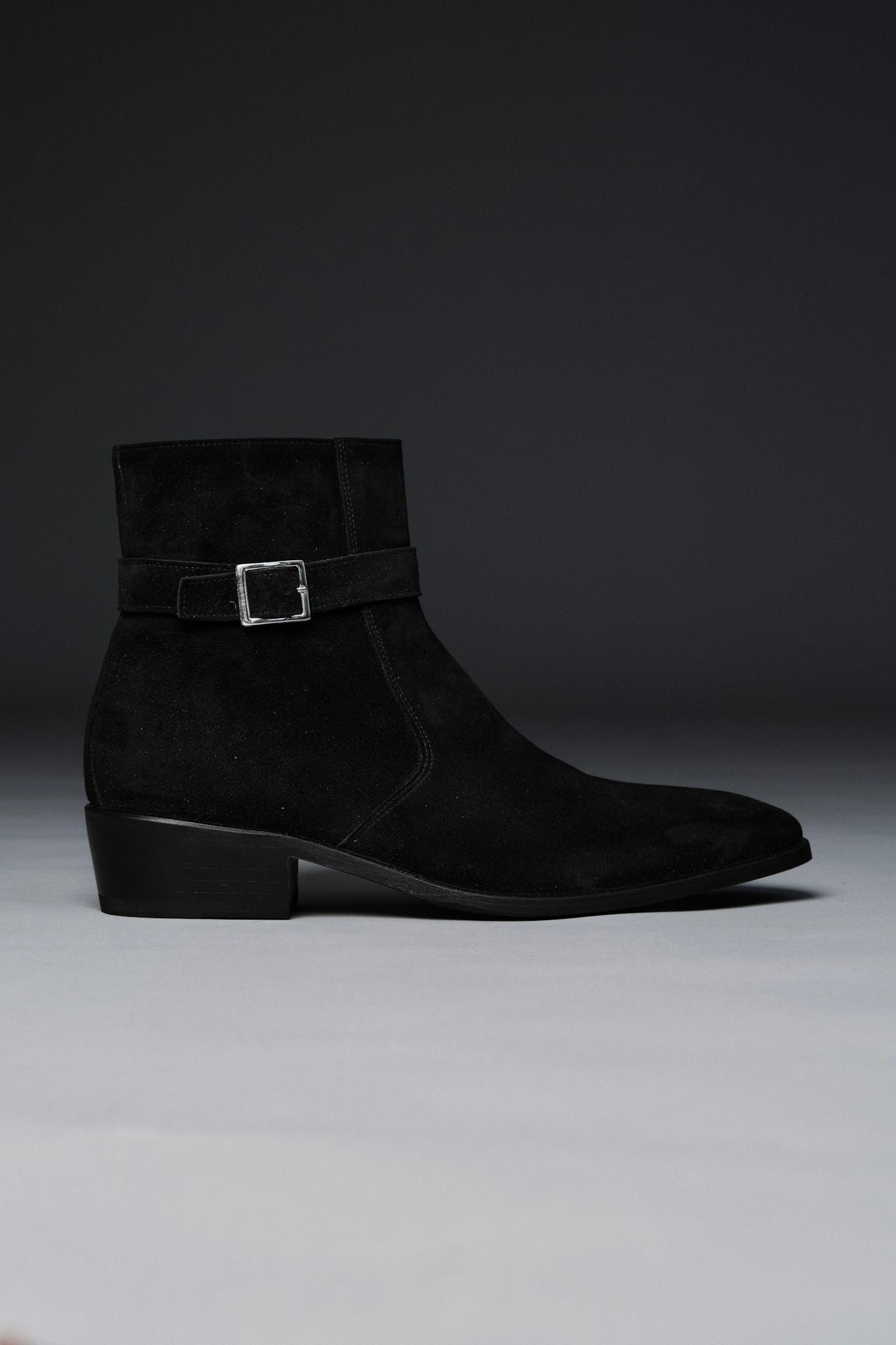 The Astor Suede Boot | Black
