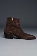 The Astor Suede Boot | Tobacco