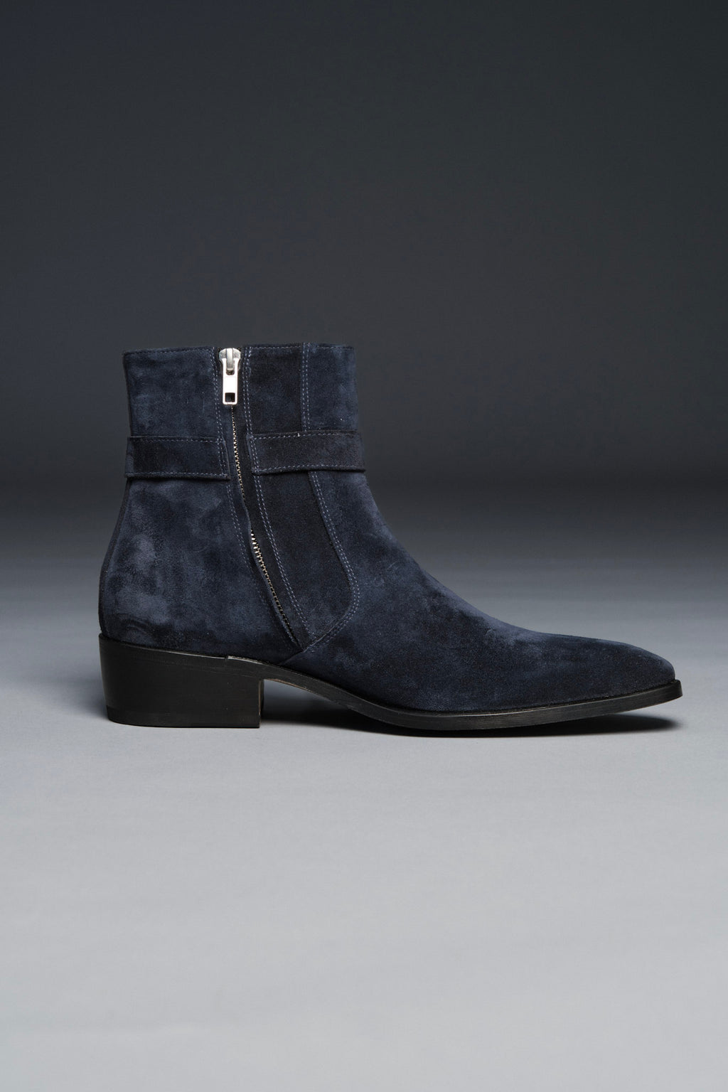 The Astor Suede Boot | Midnight Navy
