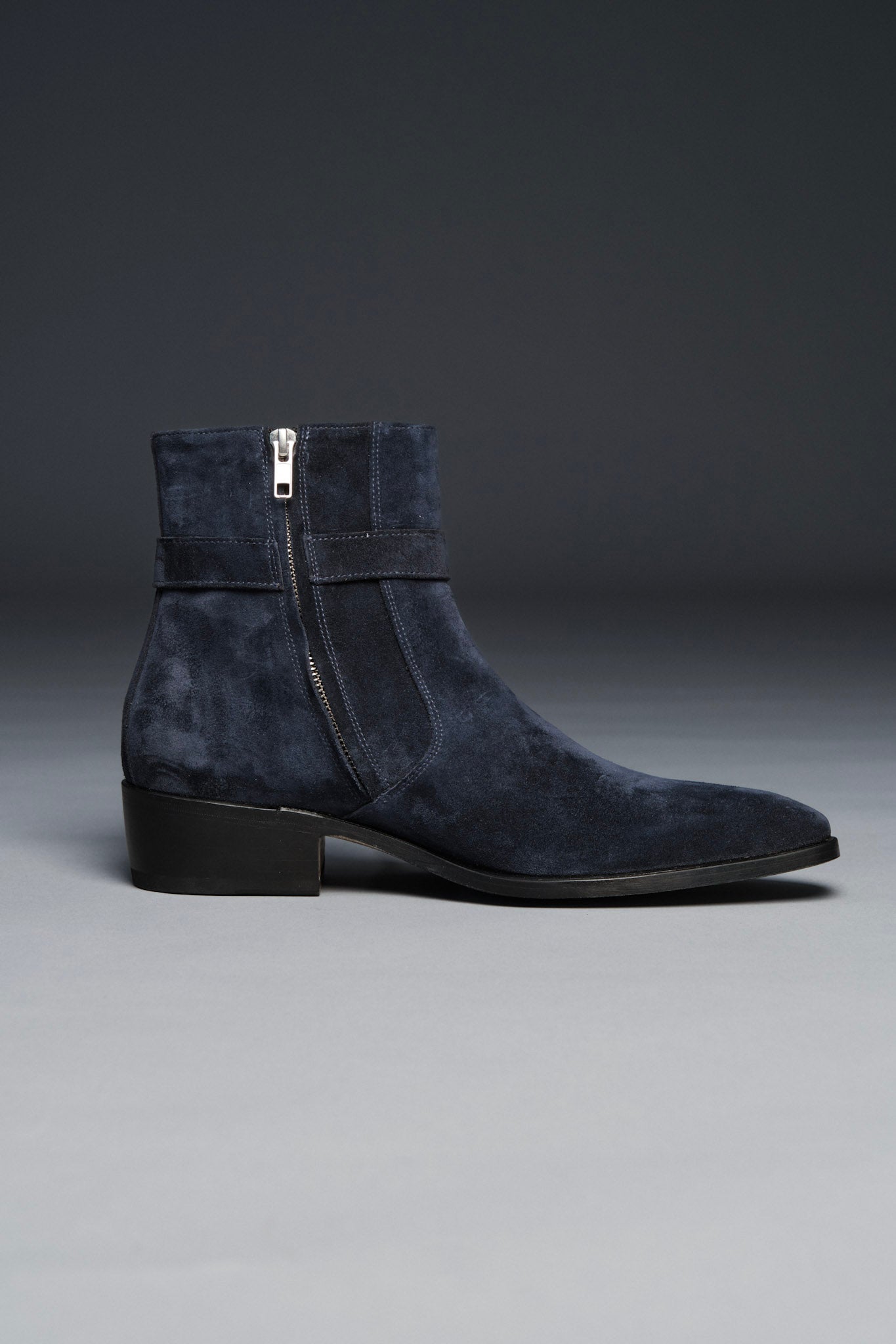 The Astor Suede Boot | Midnight Navy