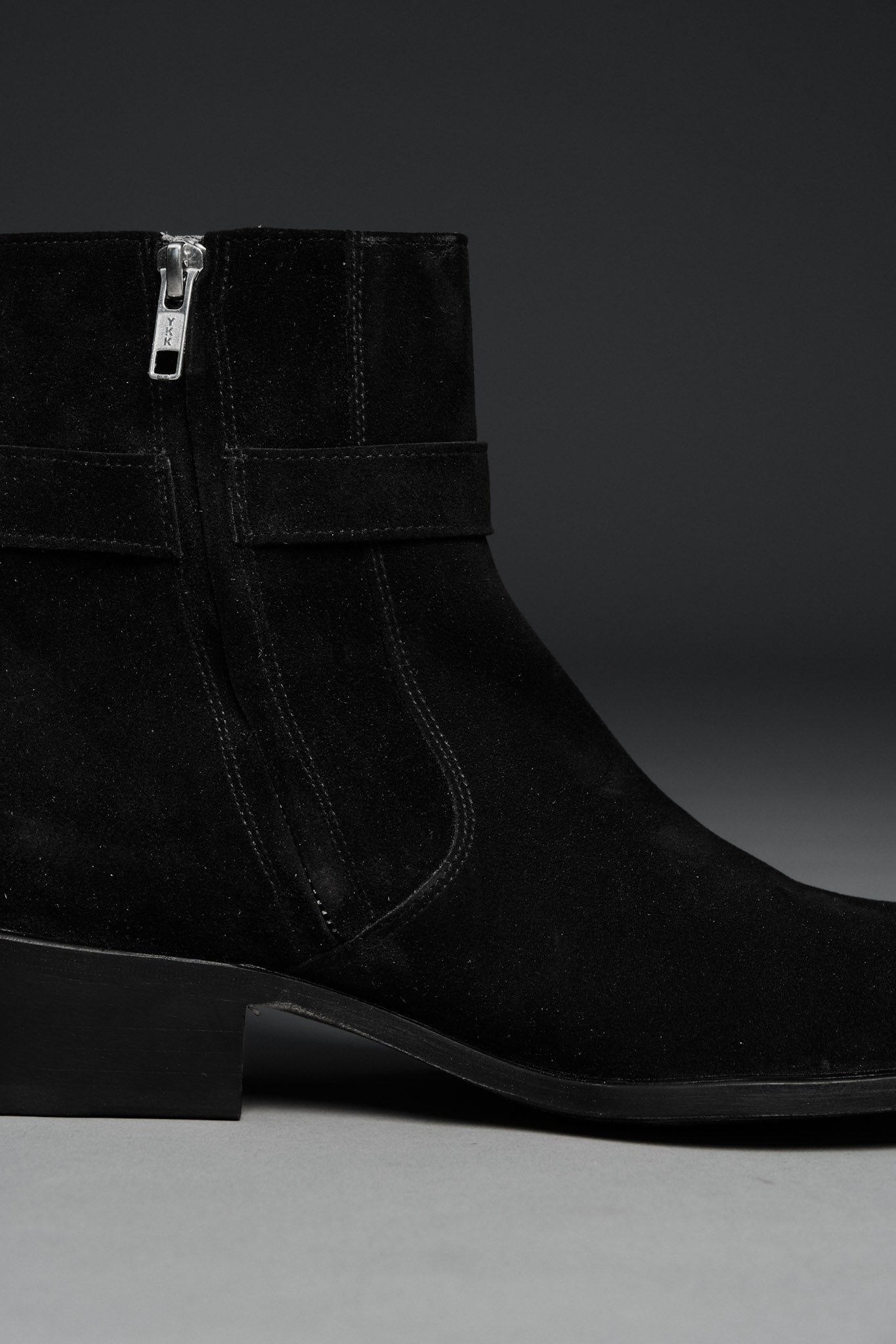 The Astor Suede Boot | Black