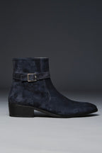 The Astor Suede Boot | Midnight Navy