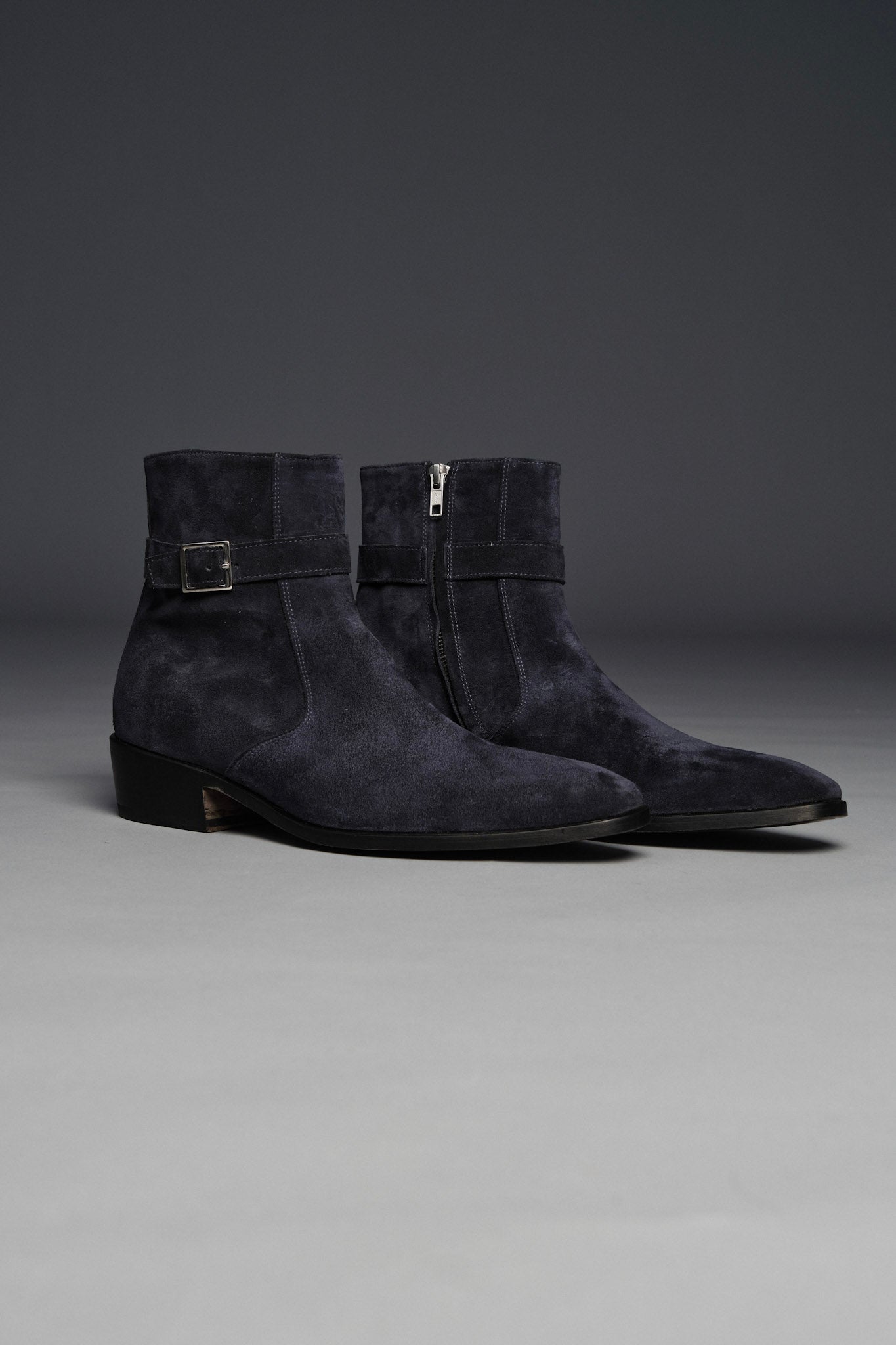 The Astor Suede Boot | Midnight Navy