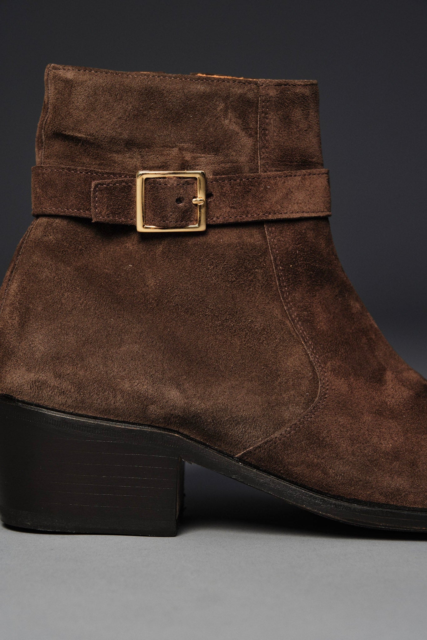 The Astor Suede Boot | Tobacco