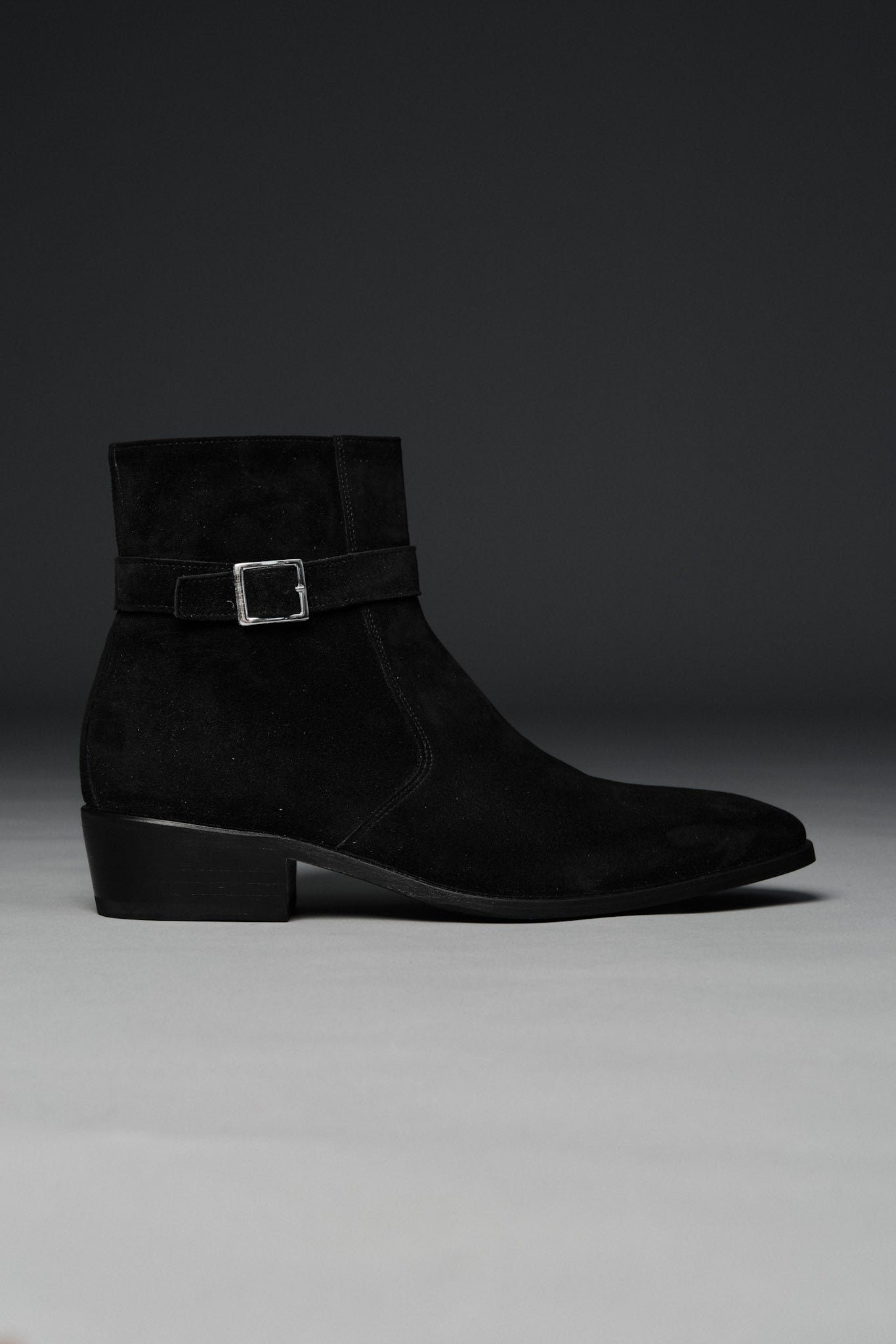 The Astor Suede Boot | Black