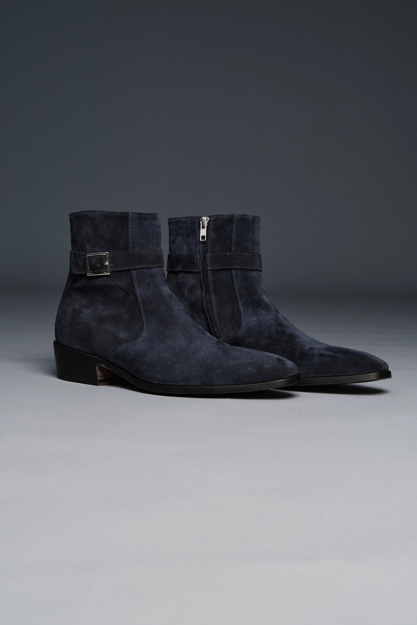 The Astor Suede Boot | Midnight Navy