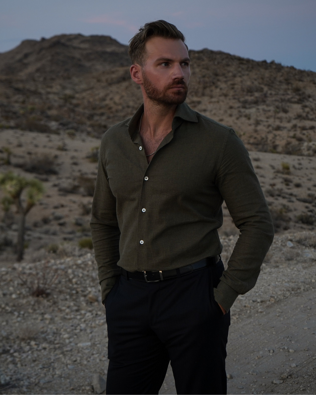 The Moretti Shirt | Dark Olive