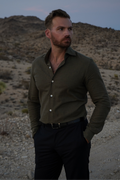 The Moretti Shirt | Dark Olive