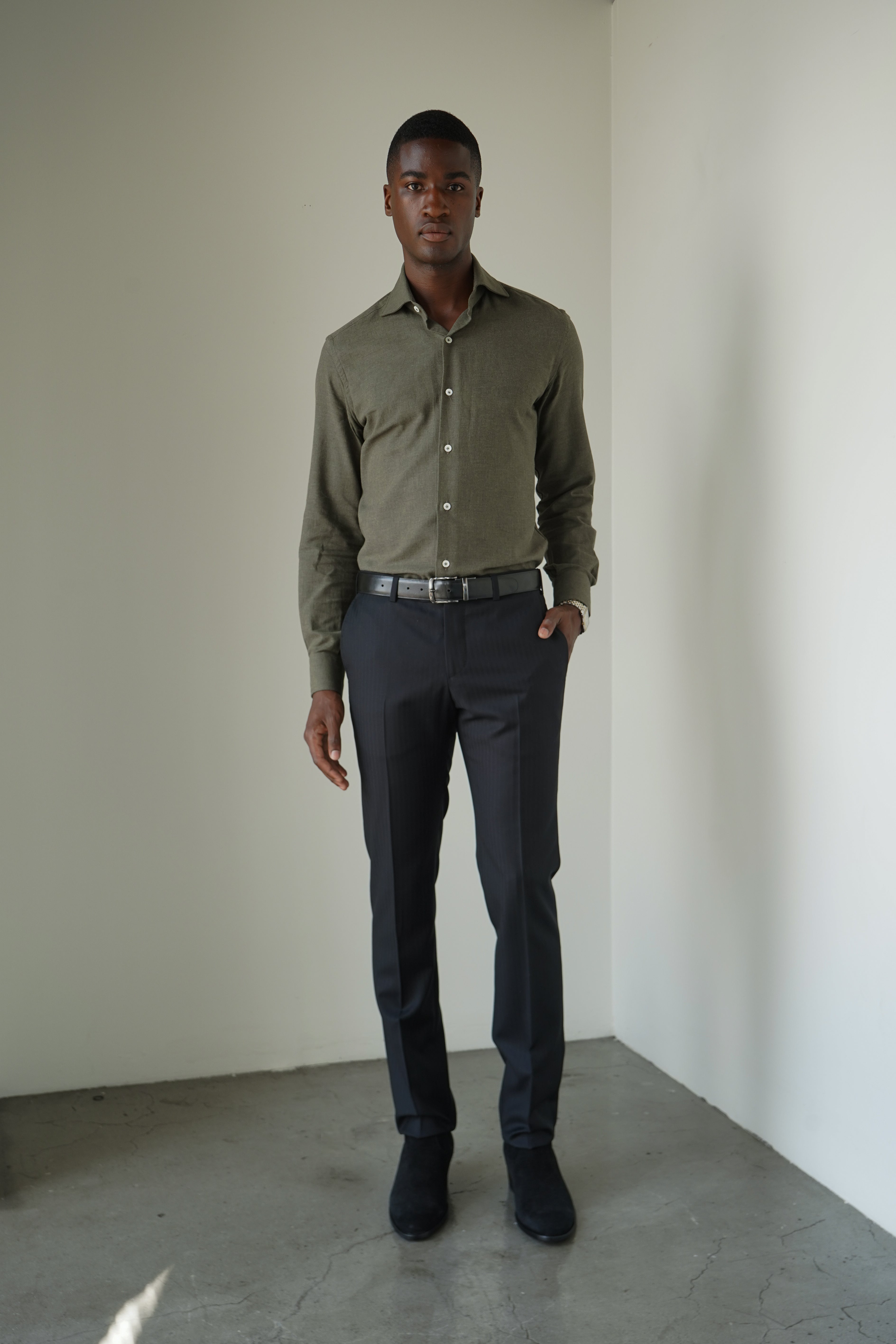 The Moretti Shirt | Dark Olive