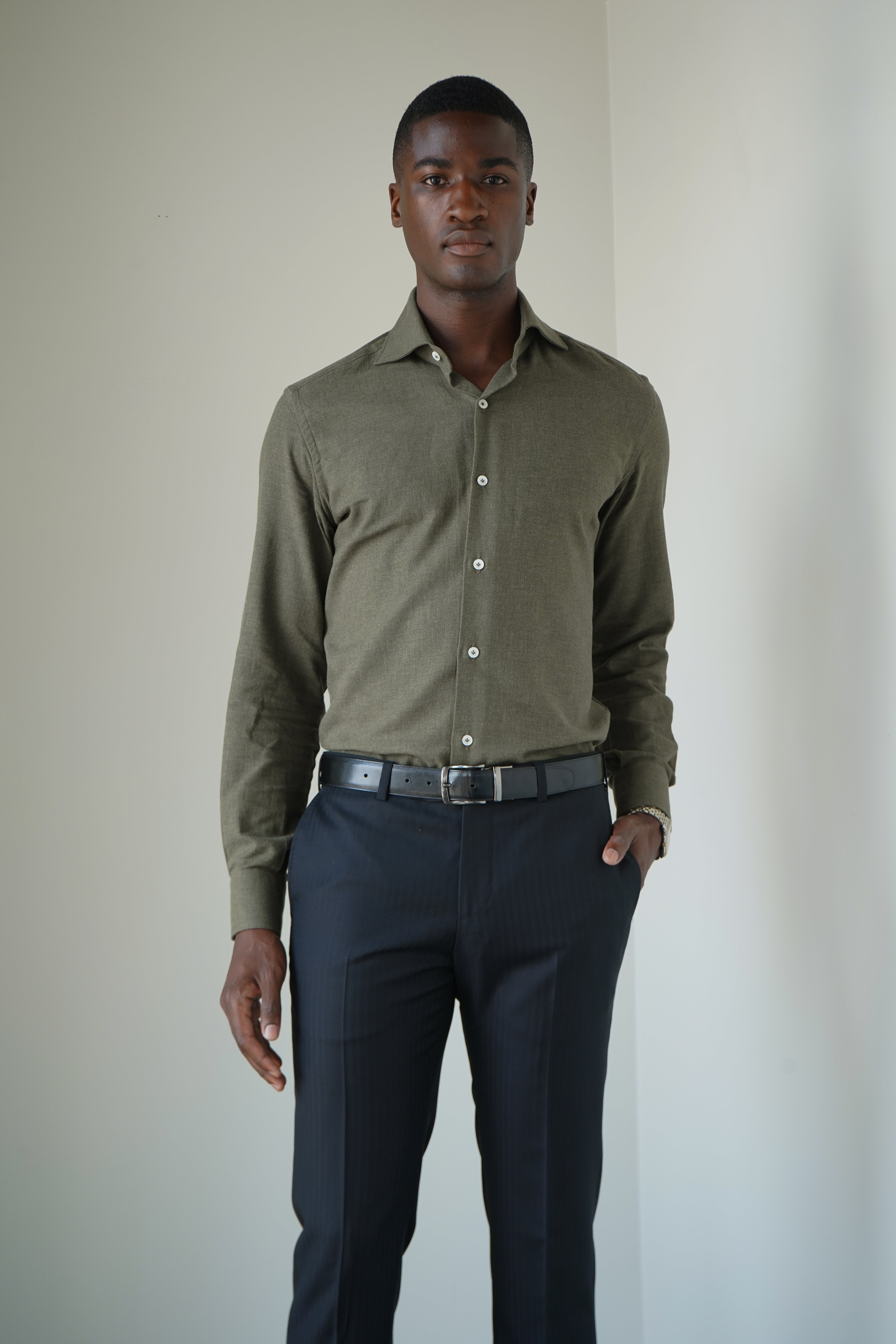 The Moretti Shirt | Dark Olive