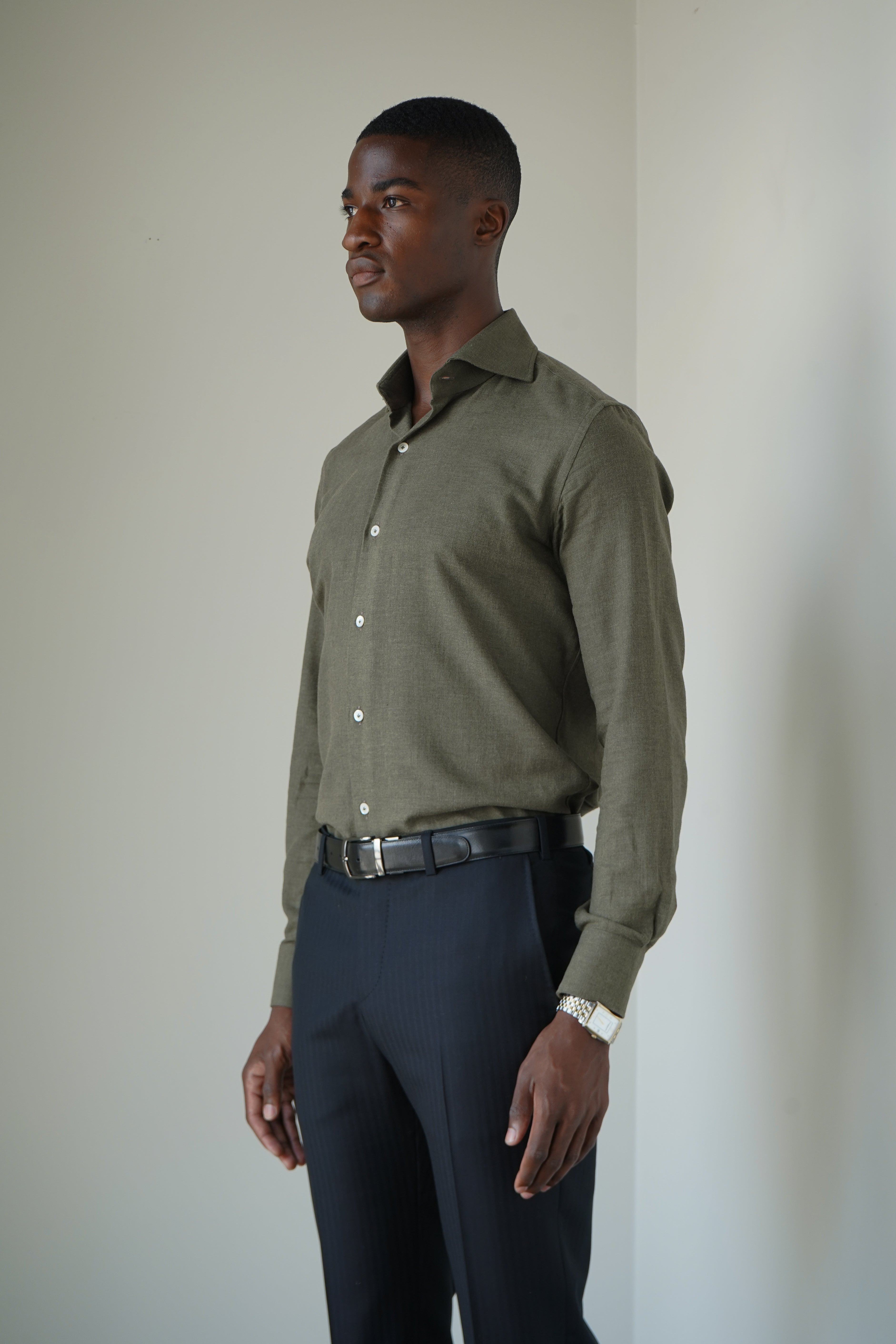 The Moretti Shirt | Dark Olive