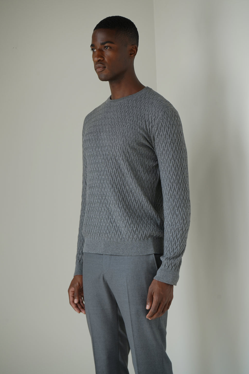 The Rosetti Sweater | Cinder Grey