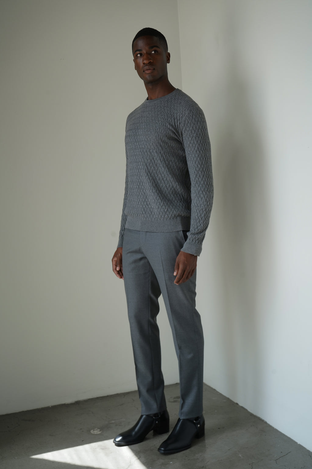The Rosetti Sweater | Cinder Grey