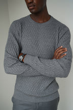 The Rosetti Sweater | Cinder Grey