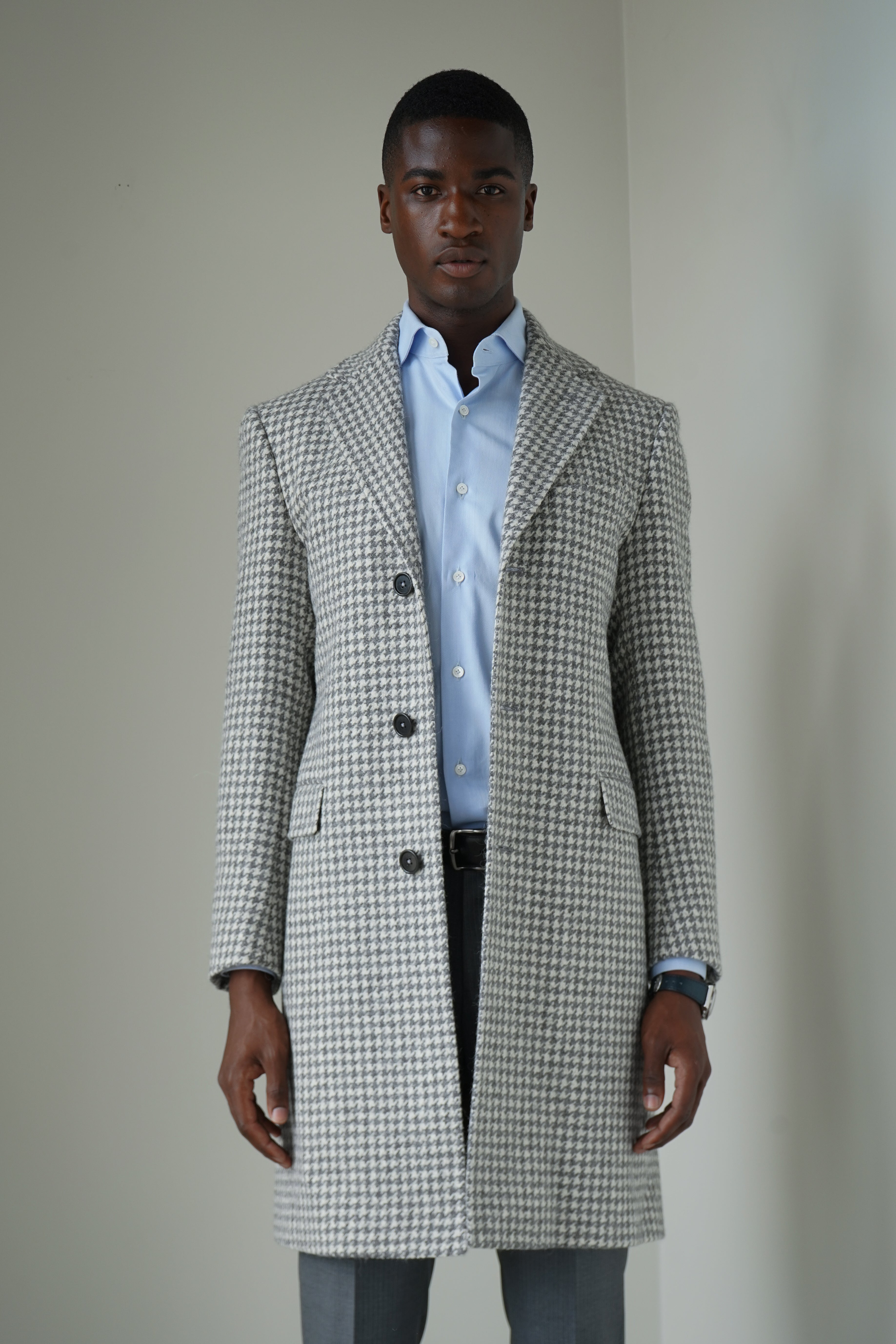 The Saviano | Ash-Ivory Houndstooth