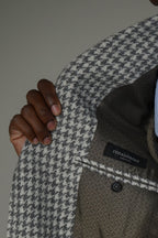 The Saviano | Ash-Ivory Houndstooth