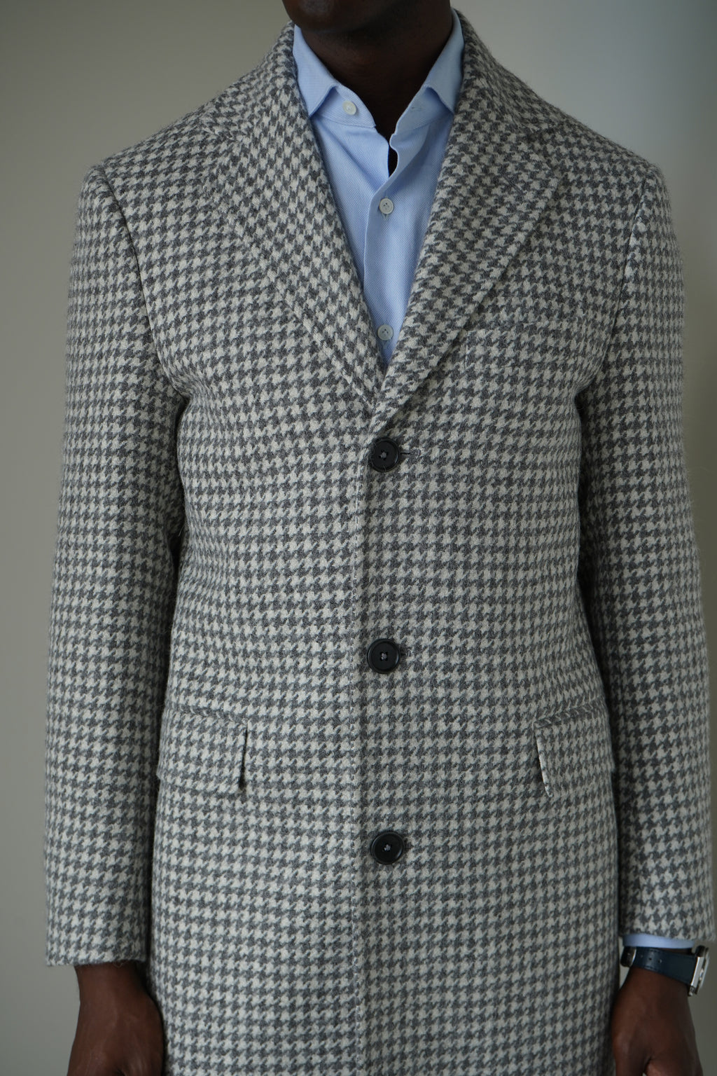 The Saviano | Ash-Ivory Houndstooth