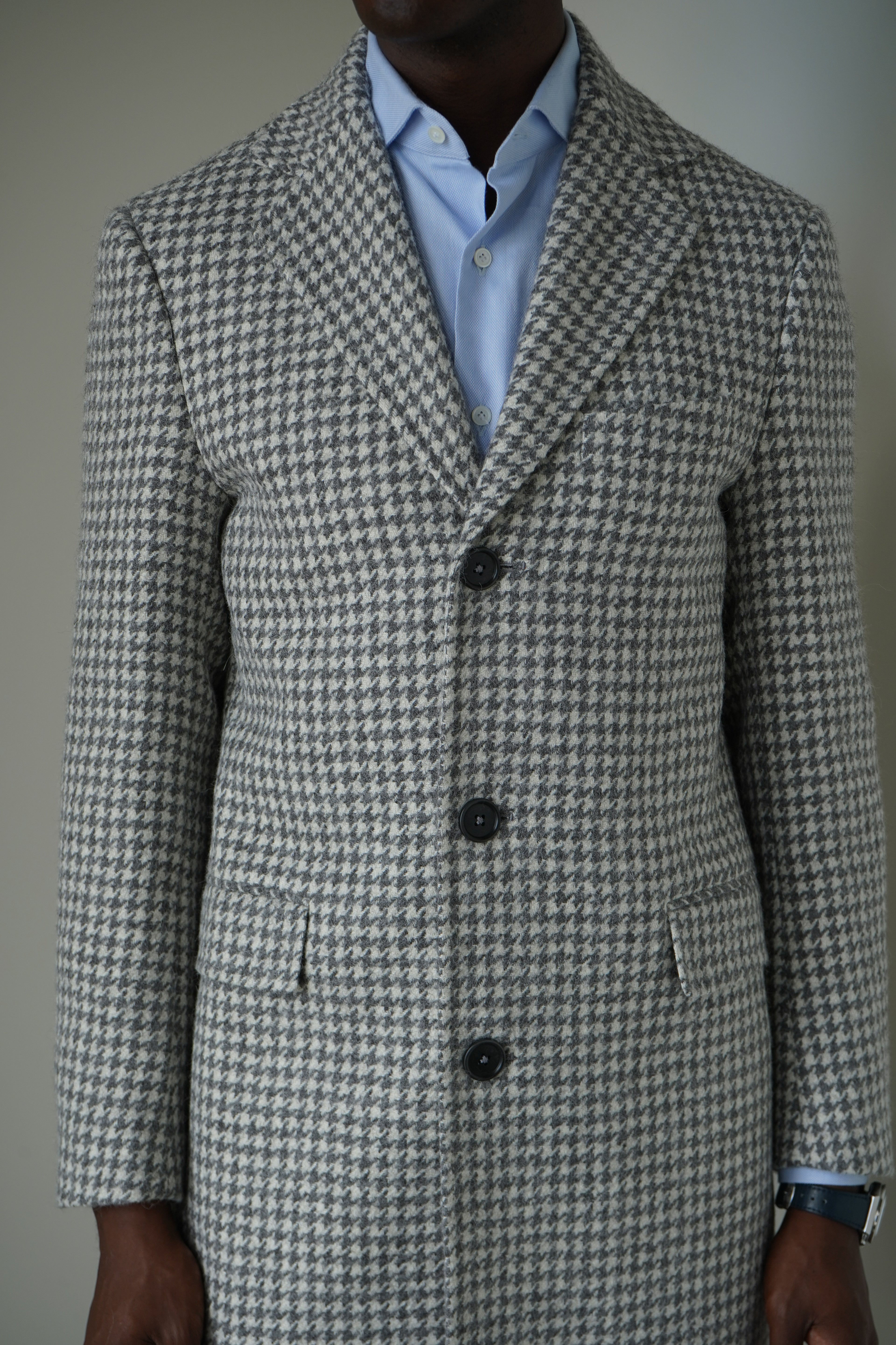 The Saviano | Ash-Ivory Houndstooth