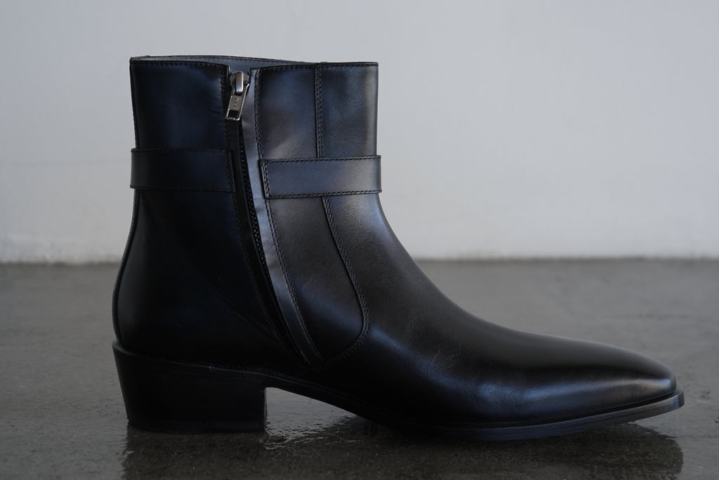 The Astor Boot | Black Calf Leather
