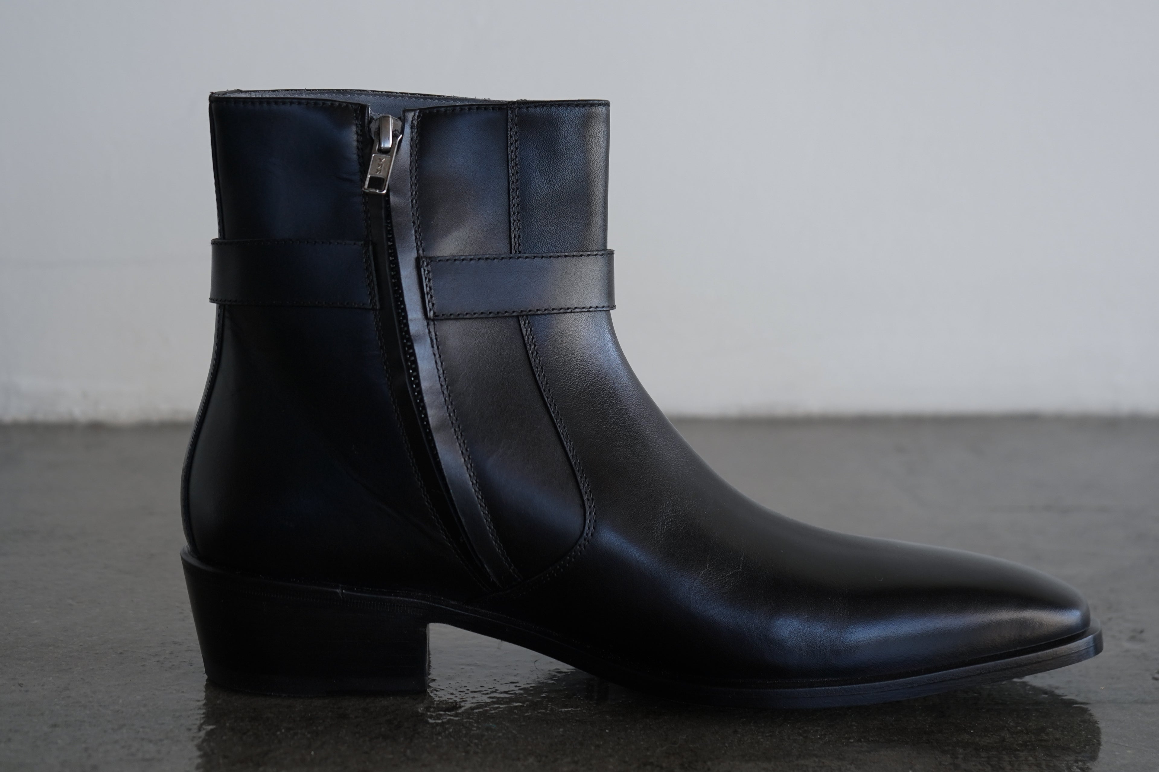 The Astor Boot | Black Calf Leather