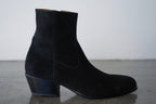 The Marlowe Boot | Black Calf Suede
