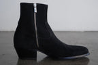 The Marlowe Boot | Black Calf Suede