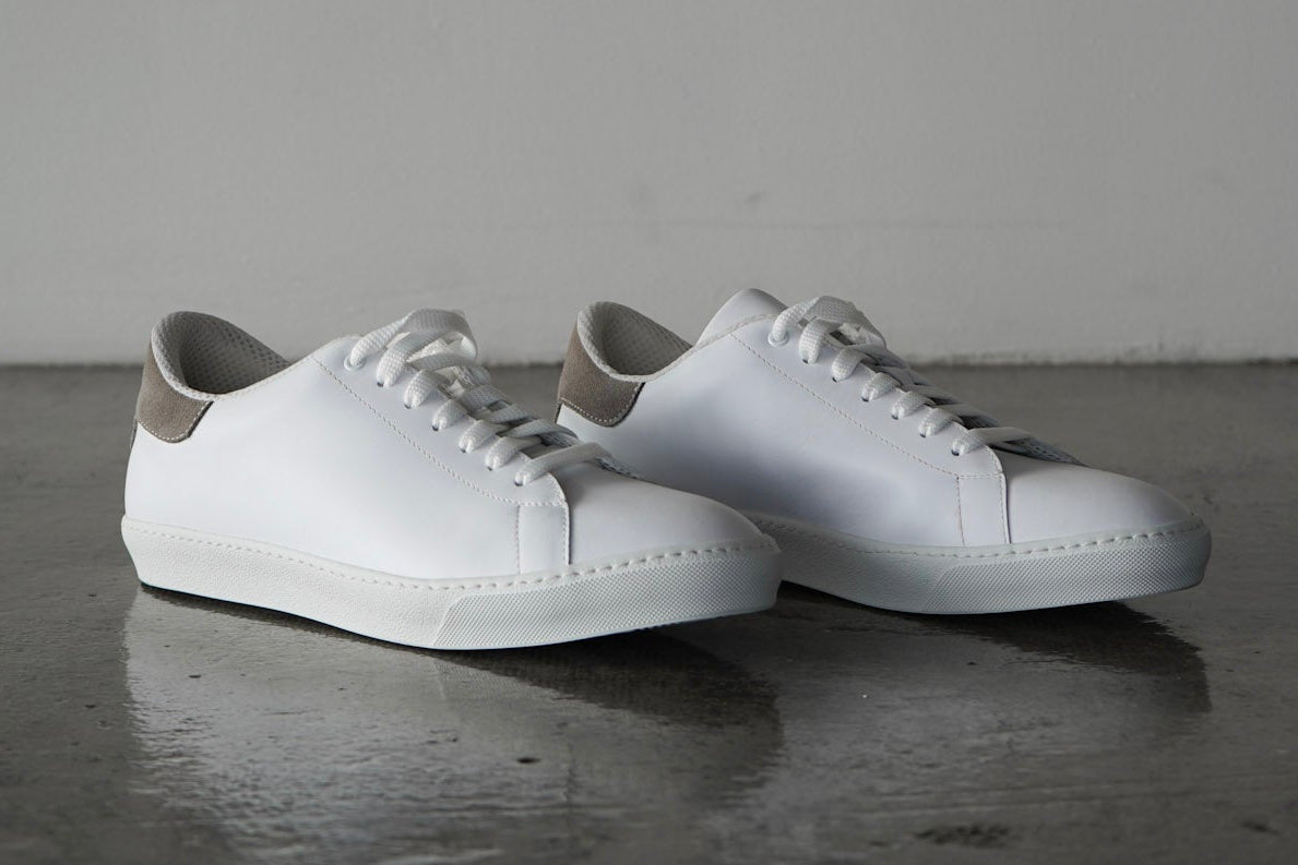 The Rowe Trainer | White Calf Leather