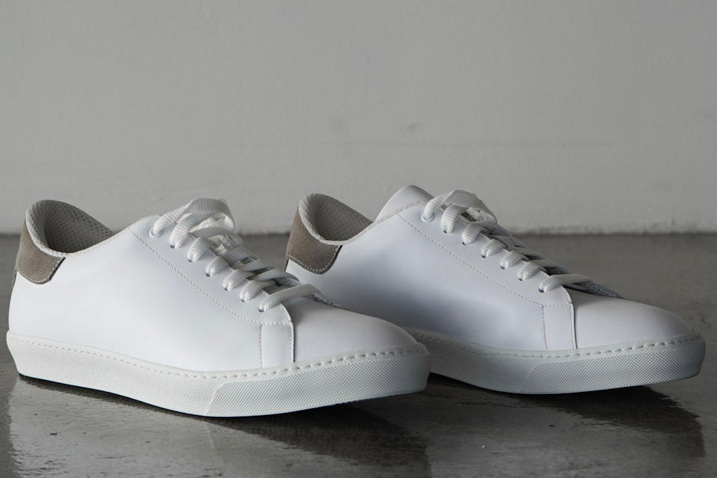 The Rowe Trainer | White Calf Leather