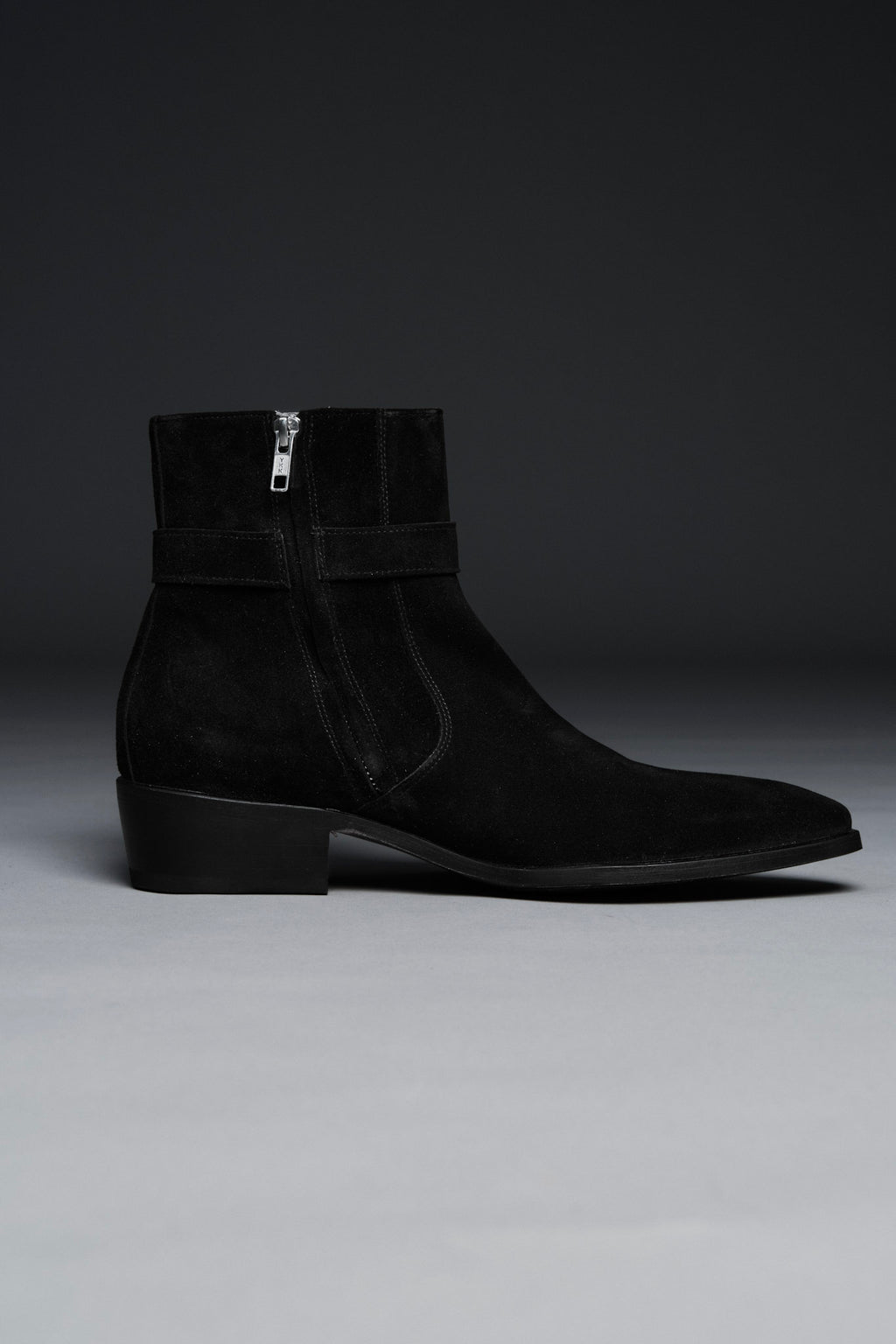 The Astor Suede Boot | Black