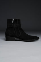 The Astor Suede Boot | Black