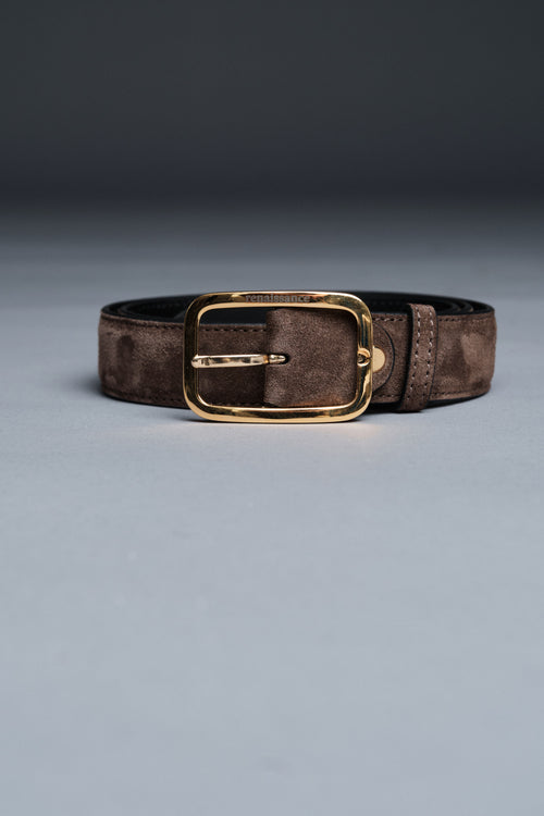 Astor Suede Belt | Tobacco