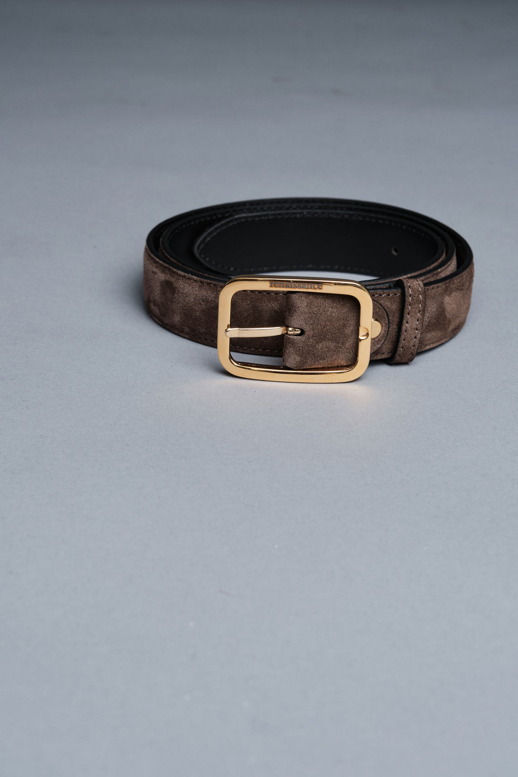 Astor Suede Belt | Tobacco