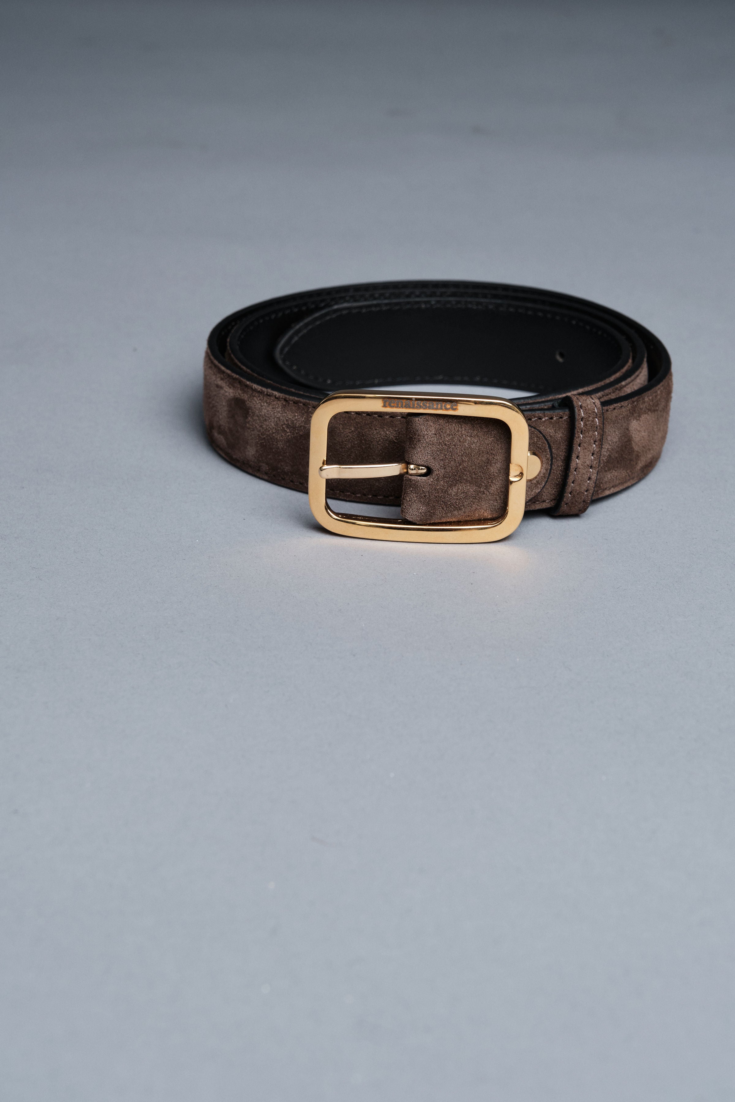 Astor Suede Belt | Tobacco