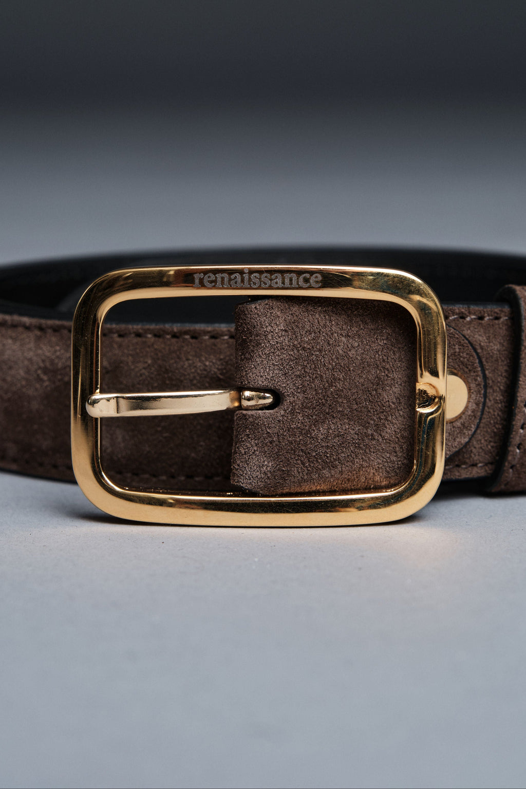 Astor Suede Belt | Tobacco