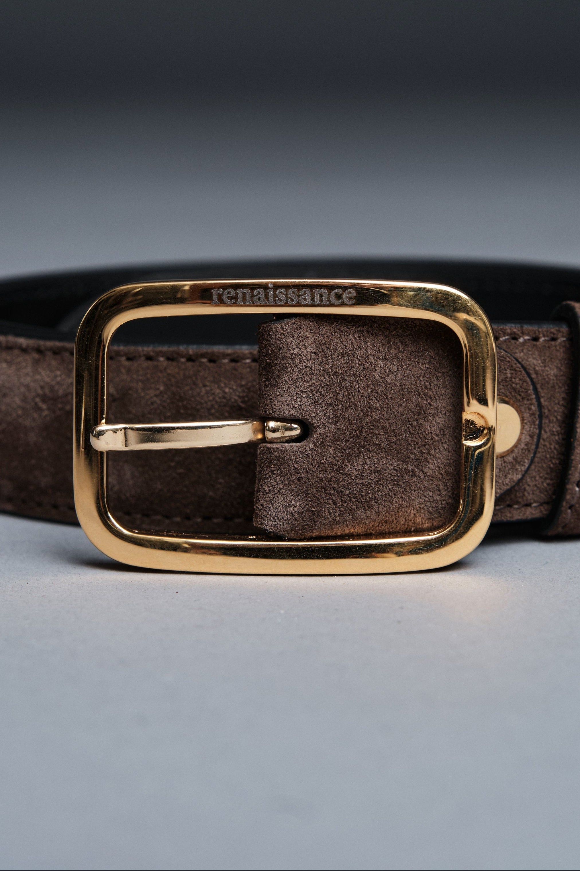 Astor Suede Belt | Tobacco