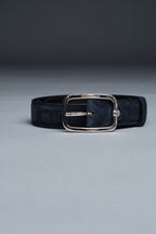 Astor Suede Belt | Midnight Navy
