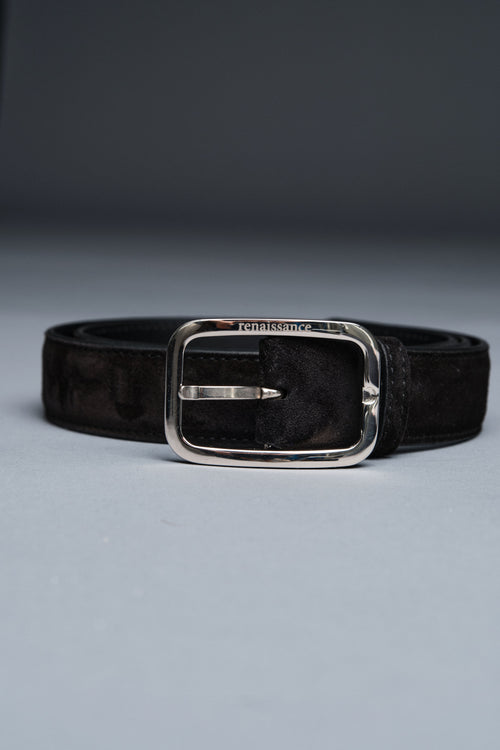 Astor Suede Belt | Black