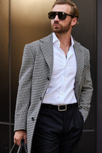 The Milano Brera Coat | Houndstooth