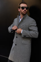 The Milano Brera Coat | Houndstooth
