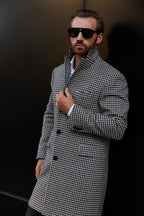 The Milano Brera Coat | Houndstooth